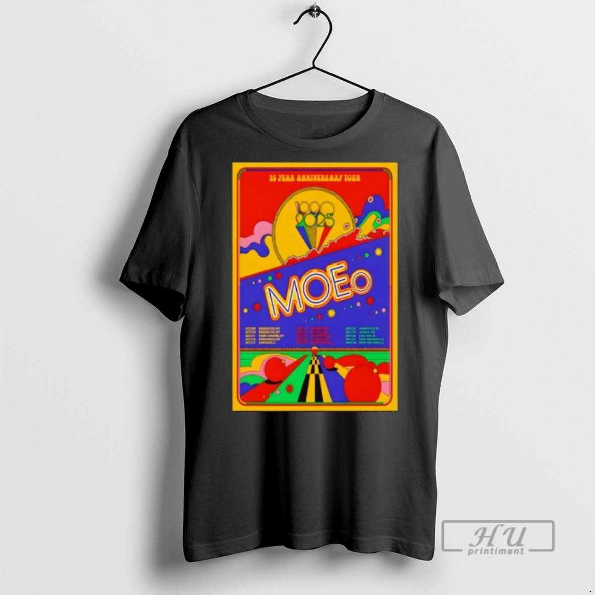 Officials Moe 35th Year Anniversary Tour 2025 - Adult & Kids T-Shirts, Sweatshirts & Hoodies apparel design preview 1