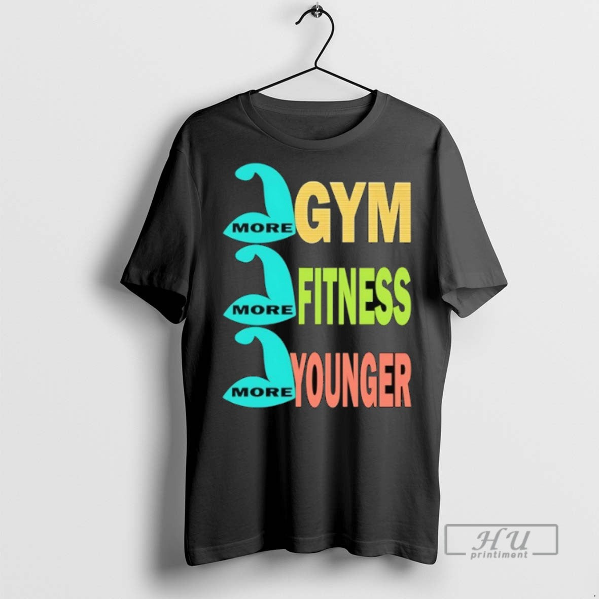 Officials More Gym Fitness Younger - Adult & Kids T-Shirts, Sweatshirts & Hoodies apparel design preview 1