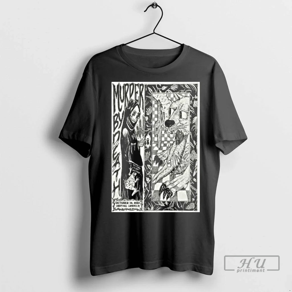 Officials Murder By Death Liberty Hall Lawrence Oct - Adult & Kids T-Shirts, Sweatshirts & Hoodies apparel design preview 1