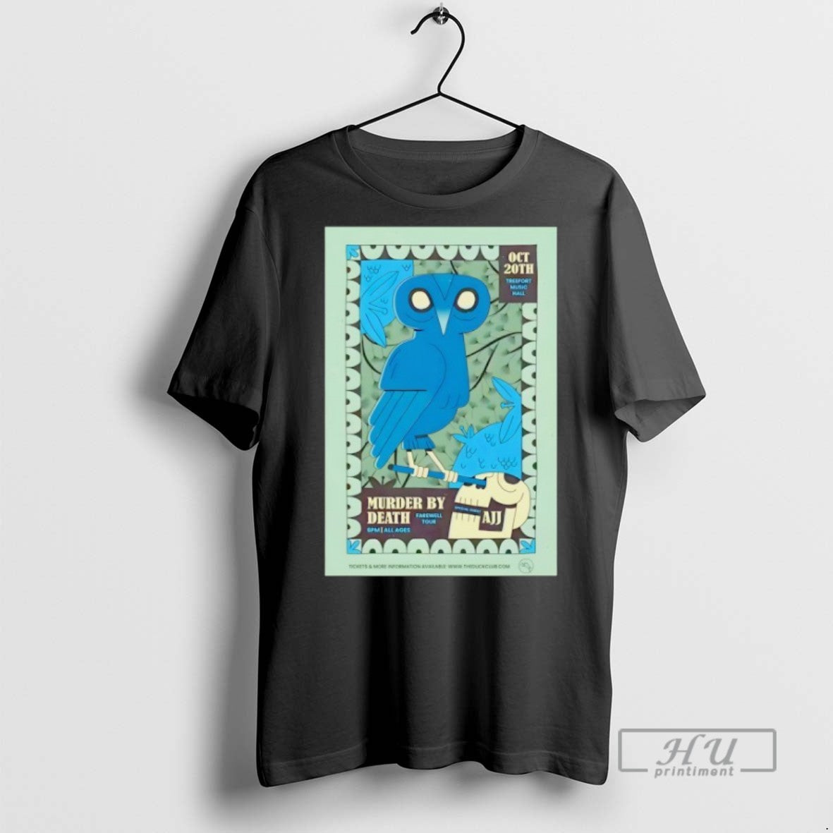 Officials Murder By Death Treefort Music Hall Boise - Adult & Kids T-Shirts, Sweatshirts & Hoodies apparel design preview 1