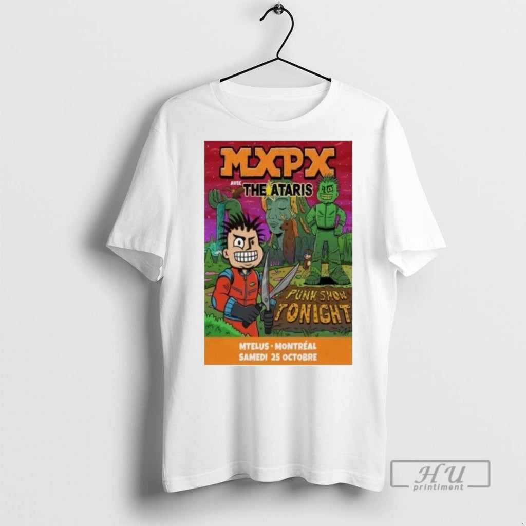 Officials Mxpx Avec The Ataris Oct 25 2025 Punk Show - Adult & Kids T-Shirts, Sweatshirts & Hoodies apparel design preview 1