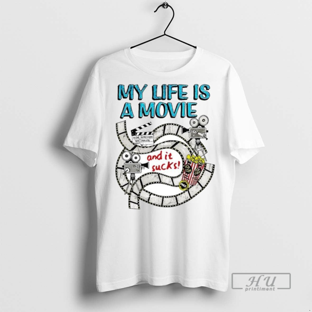 Officials My Life A Movie And It Sucks Ornaments - Adult & Kids T-Shirts, Sweatshirts & Hoodies apparel design preview 1