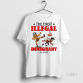 Officials Native The First Illegal Immigrant In 1492 - Adult & Kids T-Shirts, Sweatshirts & Hoodies apparel design preview 1