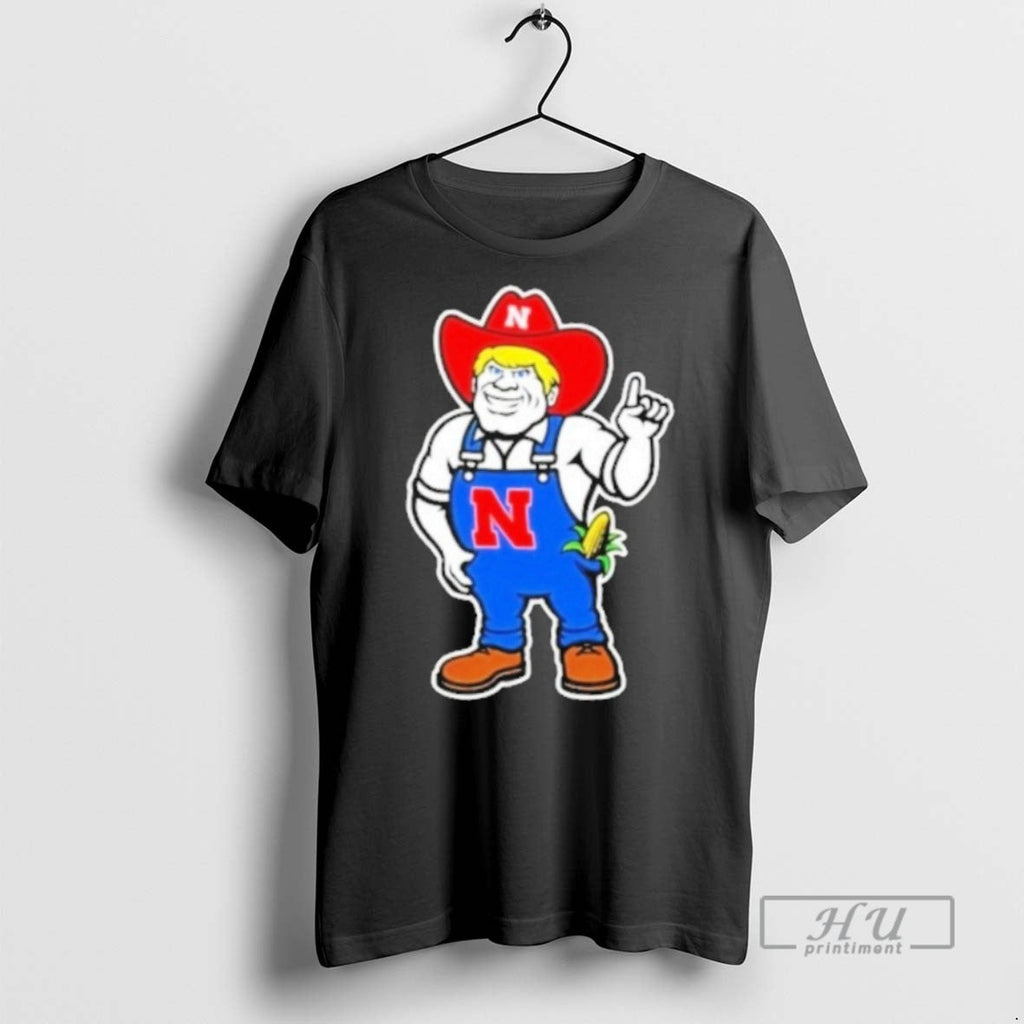Officials Nebraska Huskers Herbie Mark Mascot - Adult & Kids T-Shirts, Sweatshirts & Hoodies apparel design preview 1