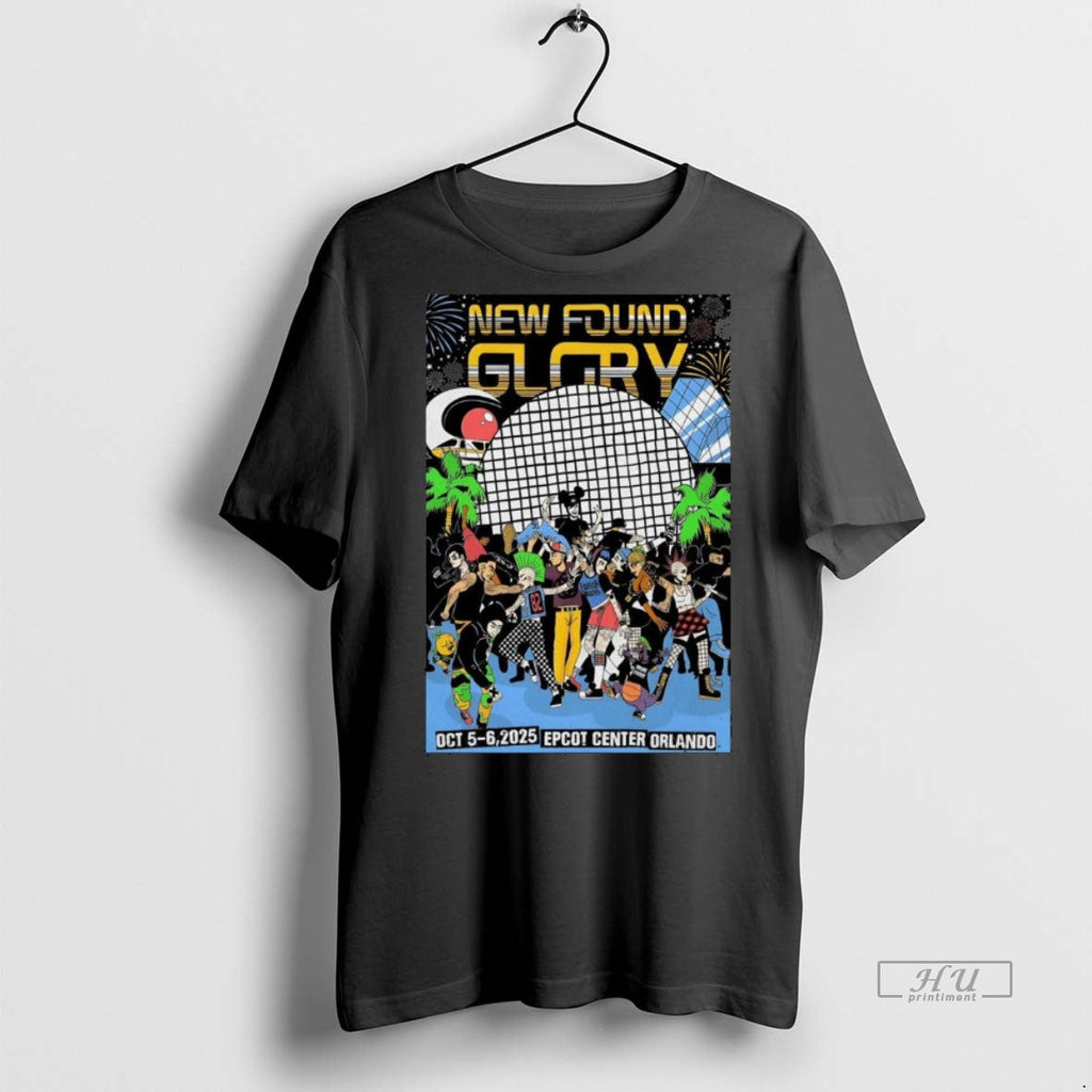 Officials New Found Glory Oct 5 6 2025 Epcots America - Adult & Kids T-Shirts, Sweatshirts & Hoodies apparel design preview 1