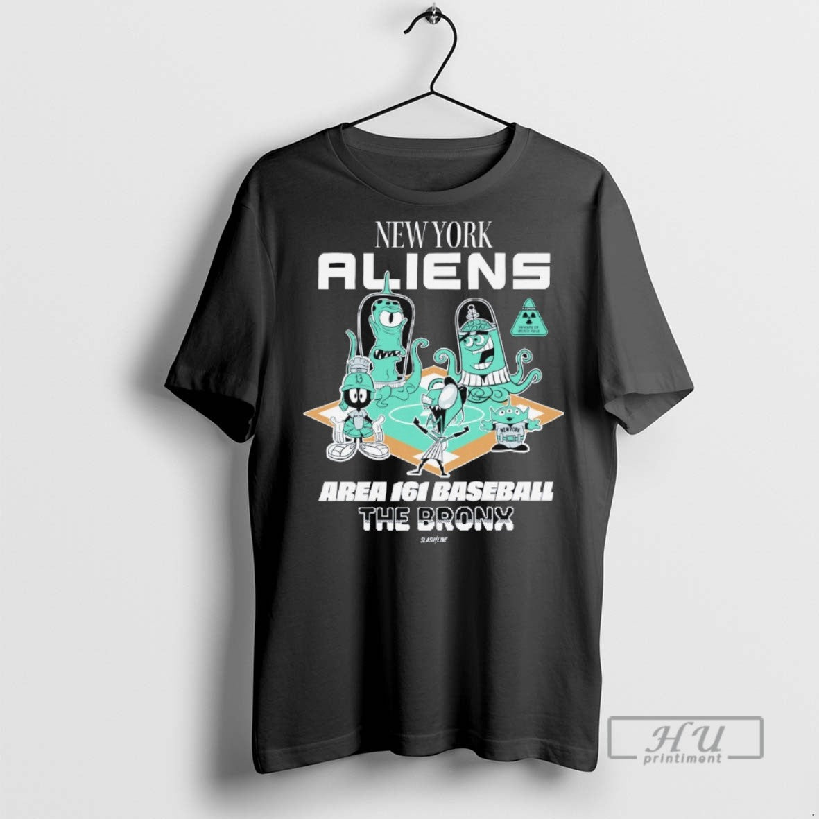 Officials New York Aliens Area 161 Baseball The Bronx - Adult & Kids T-Shirts, Sweatshirts & Hoodies apparel design preview 1