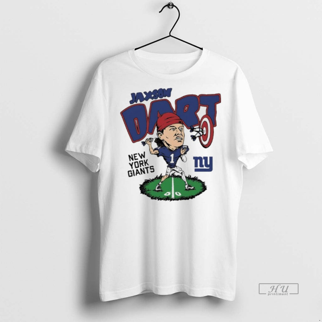 Officials New York Giants Jaxson Dart Player - Adult & Kids T-Shirts, Sweatshirts & Hoodies apparel design preview 1