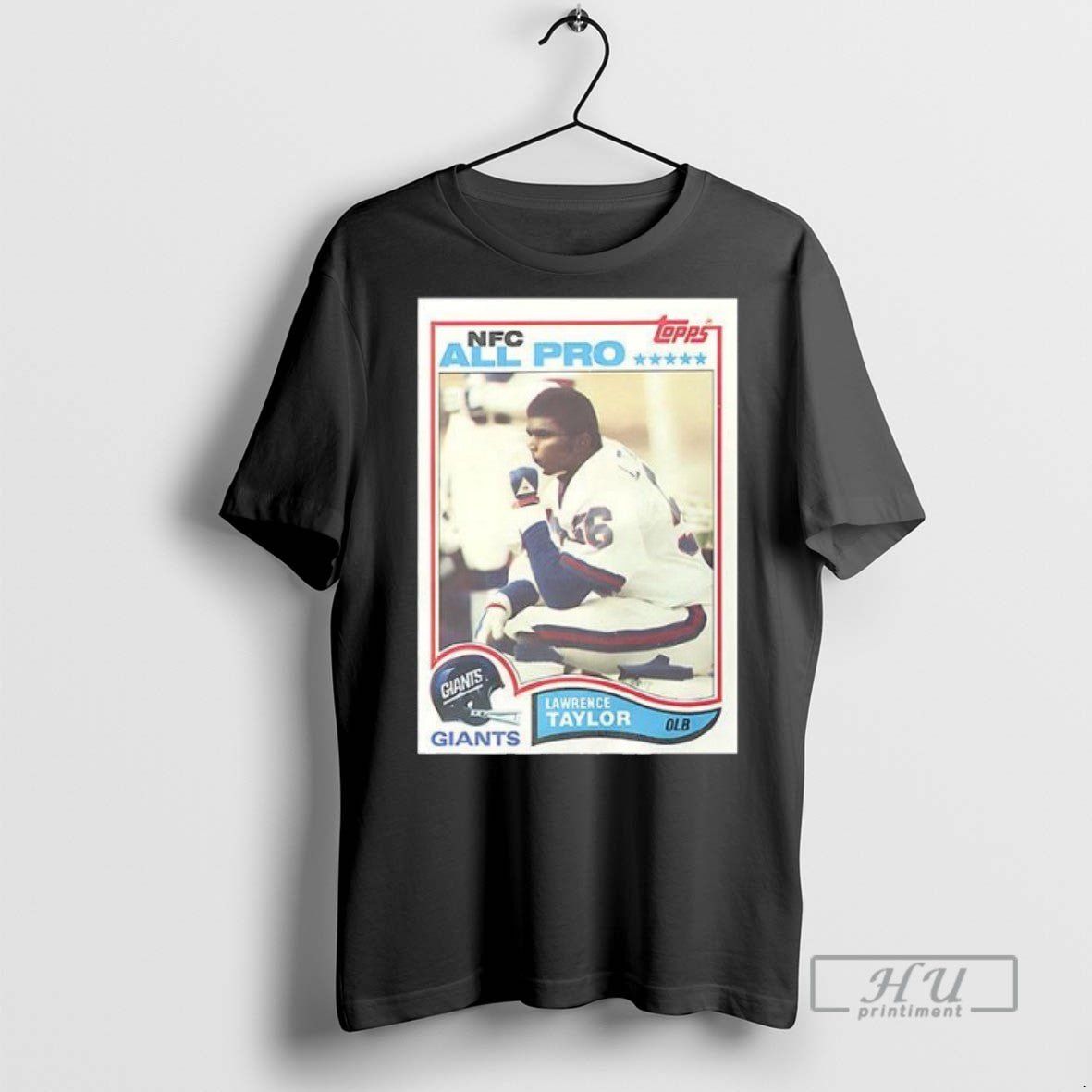 Officials New York Giants Lawrence Taylor Trading - Adult & Kids T-Shirts, Sweatshirts & Hoodies apparel design preview 1