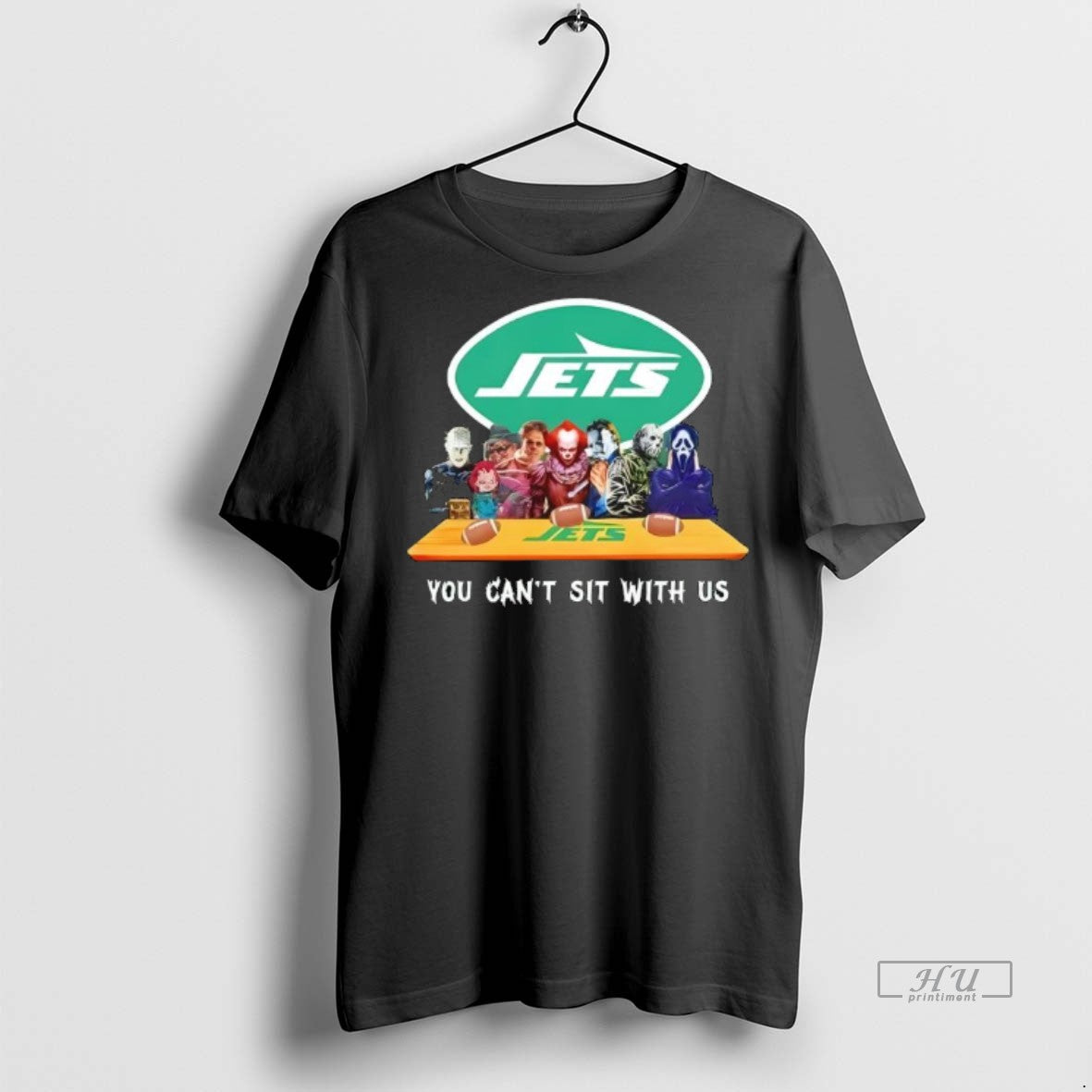 Officials New York Jets Horror Movies Halloween You - Adult & Kids T-Shirts, Sweatshirts & Hoodies apparel design preview 1