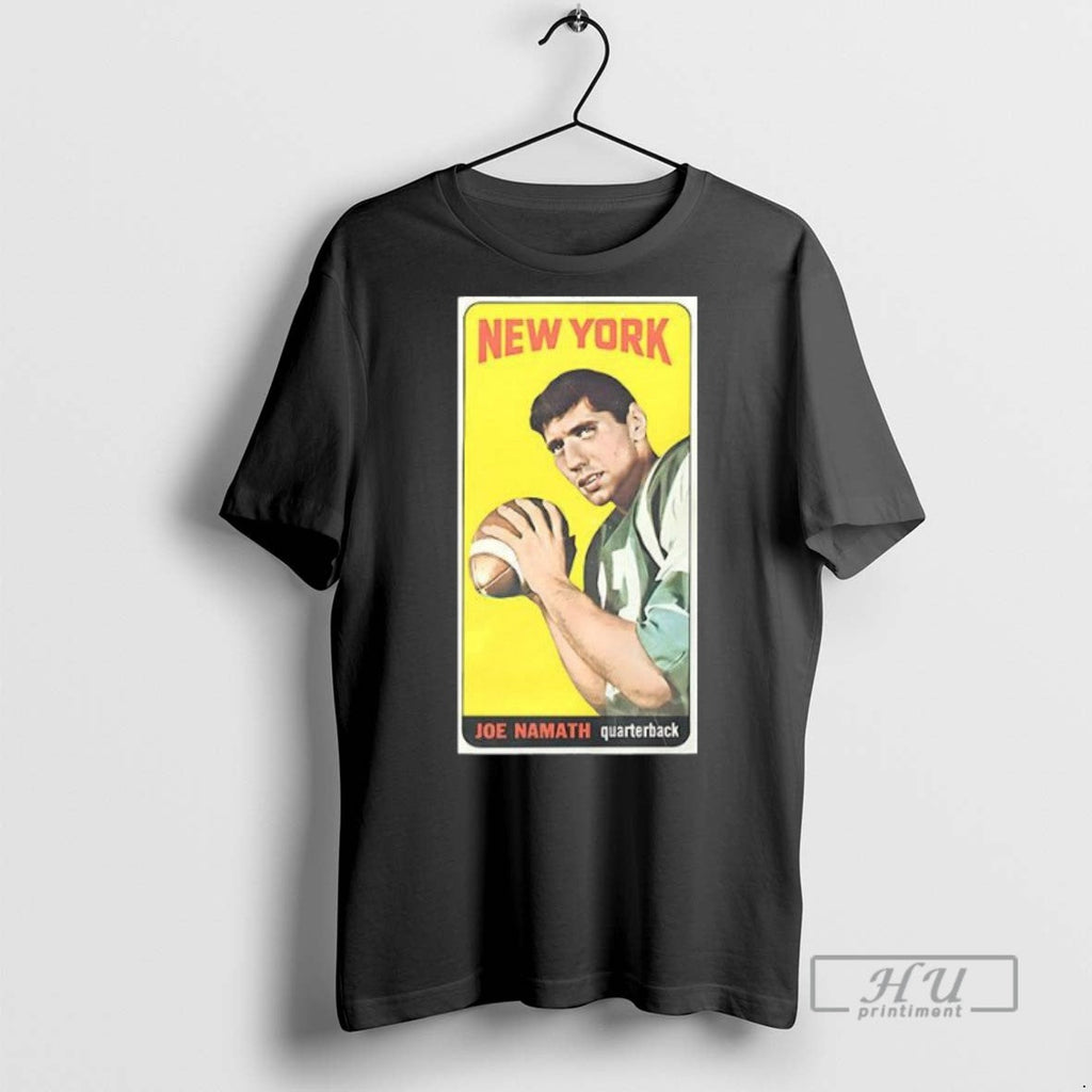 Officials New York Jets Joe Namath Trading Card - Adult & Kids T-Shirts, Sweatshirts & Hoodies apparel design preview 1
