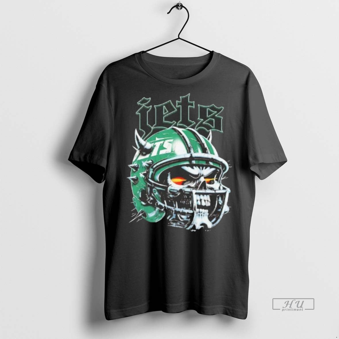 Officials New York Jets Skull Helmet Sweater - Adult & Kids T-Shirts, Sweatshirts & Hoodies apparel design preview 1