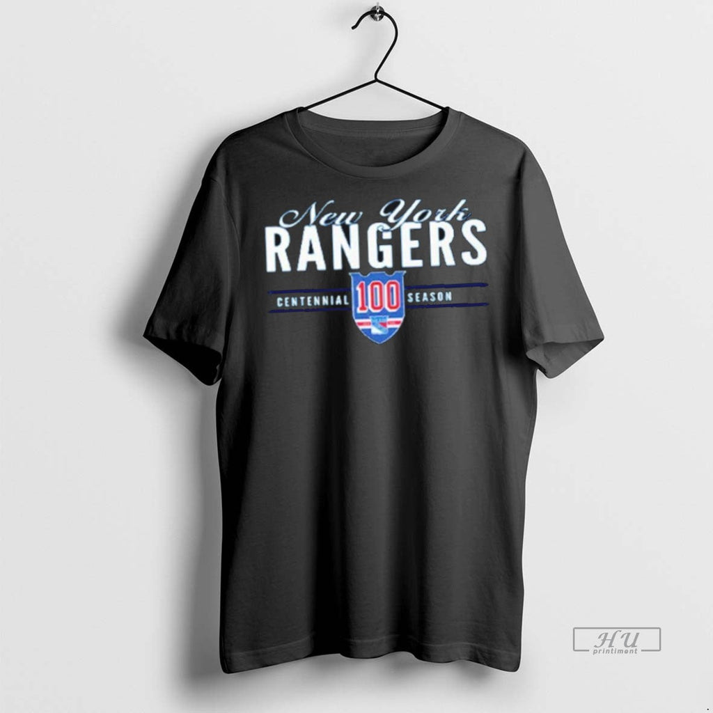 Officials New York Rangers Centennial 100 Seasons - Adult & Kids T-Shirts, Sweatshirts & Hoodies apparel design preview 1
