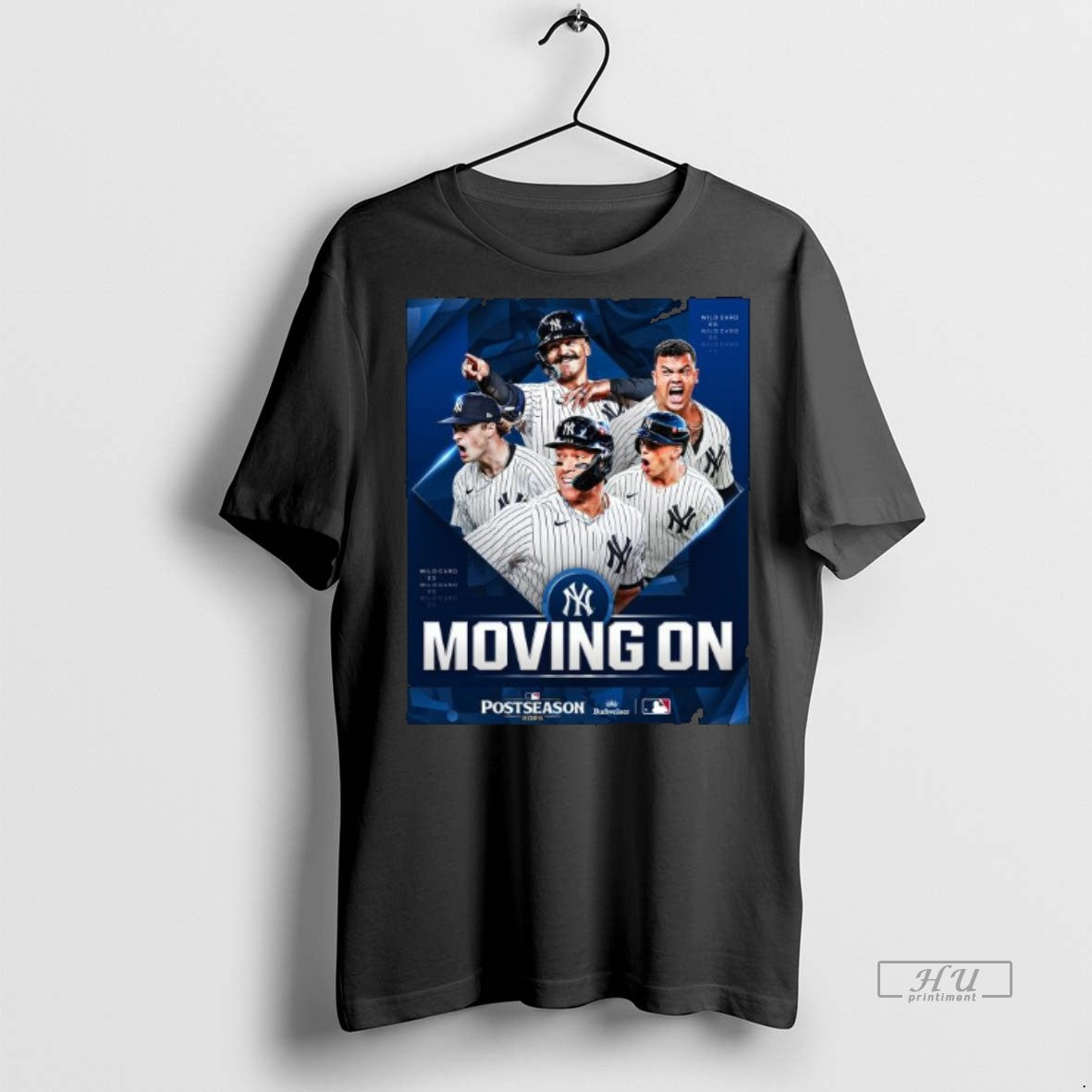 Officials New York Yankees Moving On 2025 Postseason - Adult & Kids T-Shirts, Sweatshirts & Hoodies apparel design preview 1