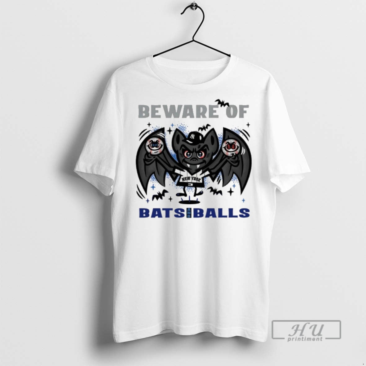 Officials New York Yankees October Beware Of Bats And - Adult & Kids T-Shirts, Sweatshirts & Hoodies apparel design preview 1
