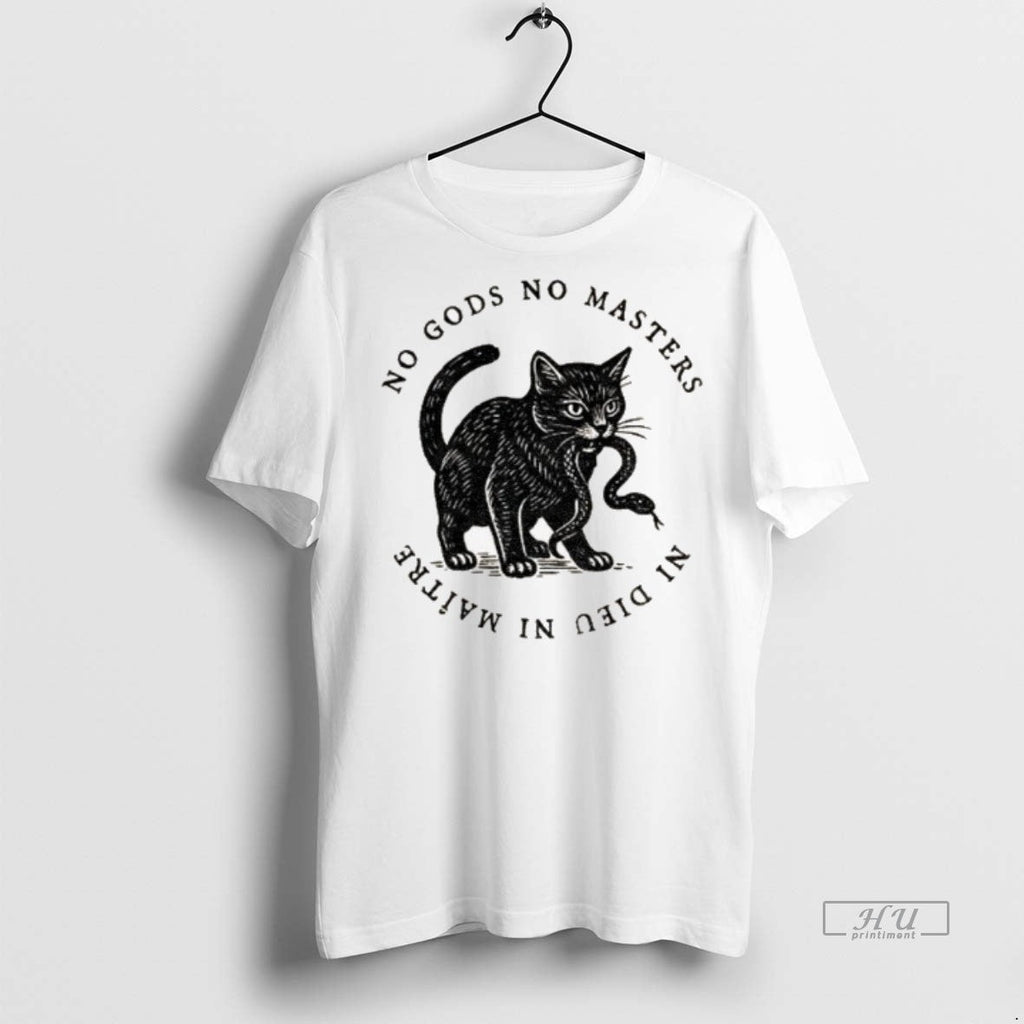 Officials No Kings Gods Masters Cat Ni Dieu Maitre - Adult & Kids T-Shirts, Sweatshirts & Hoodies apparel design preview 1