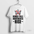 Officials No Kings Protest Fall Movements Rise - Adult & Kids T-Shirts, Sweatshirts & Hoodies apparel design preview 1