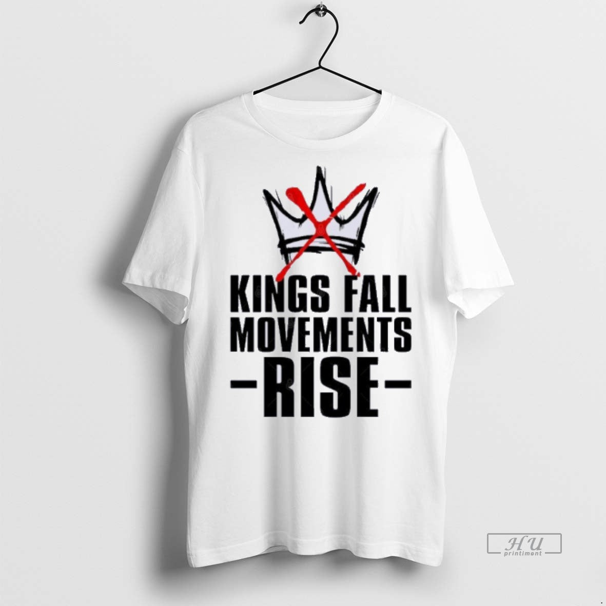 Officials No Kings Protest Fall Movements Rise - Adult & Kids T-Shirts, Sweatshirts & Hoodies apparel design preview 1