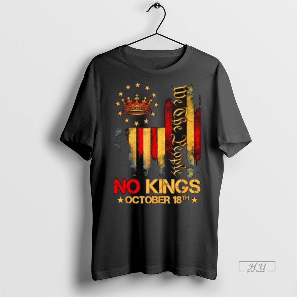 Officials No Kings Vintage America Flag 1776 October - Adult & Kids T-Shirts, Sweatshirts & Hoodies apparel design preview 1