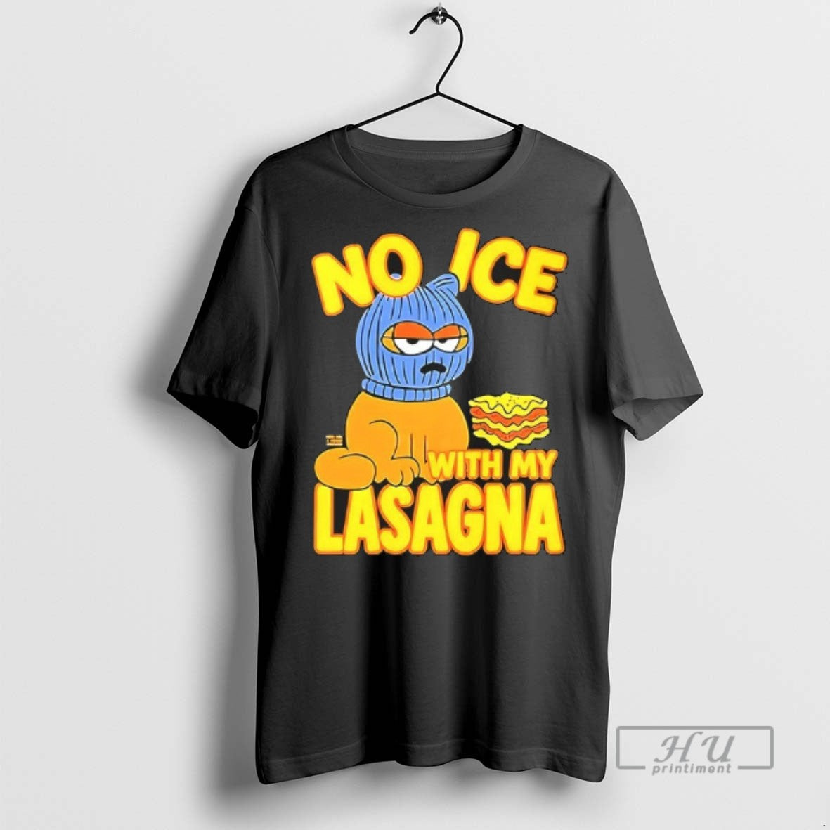 Officials No Ice With My Lasagna Cartoon - Adult & Kids T-Shirts, Sweatshirts & Hoodies apparel design preview 1
