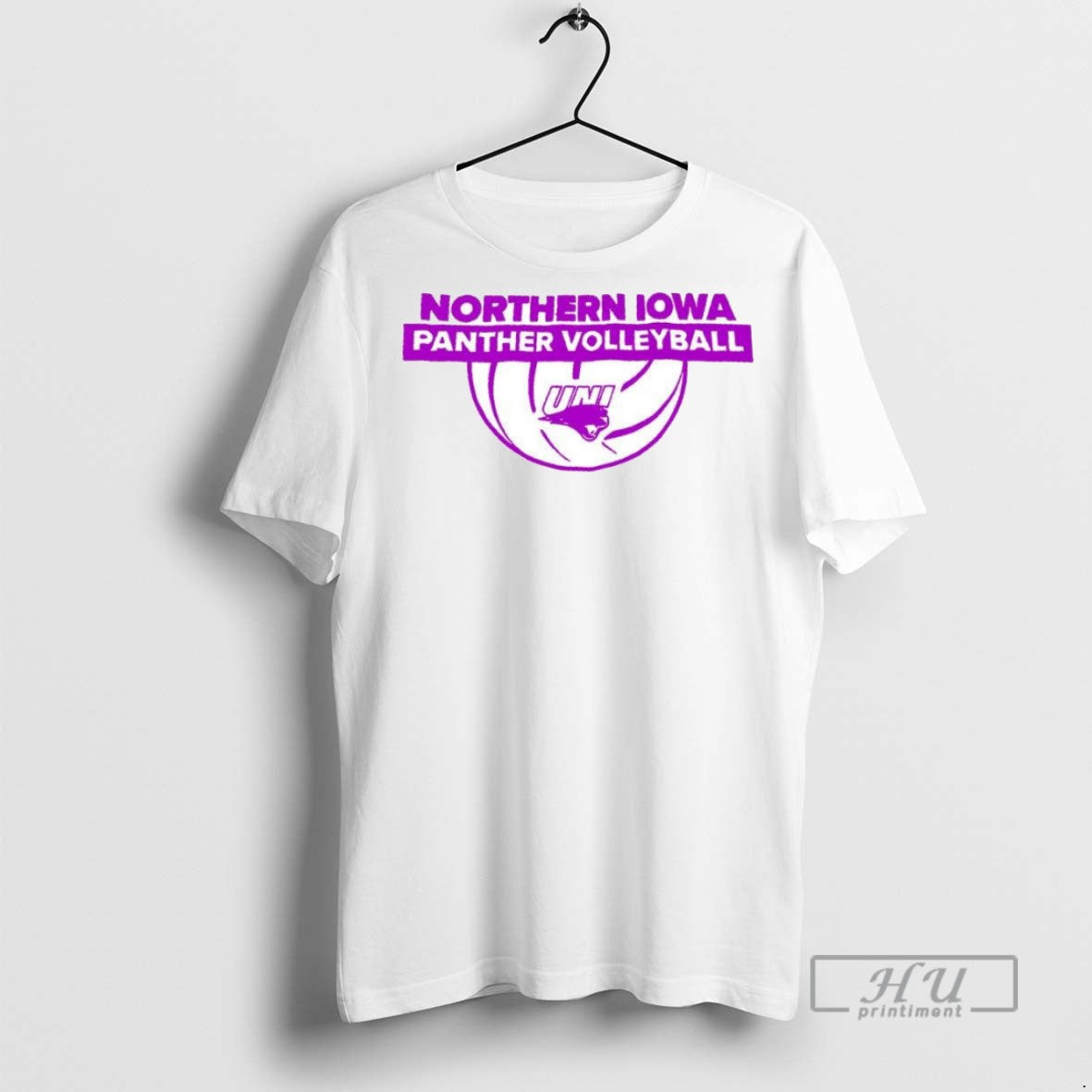 Officials Northern Iowa Panther Volleyball Logo - Adult & Kids T-Shirts, Sweatshirts & Hoodies apparel design preview 1