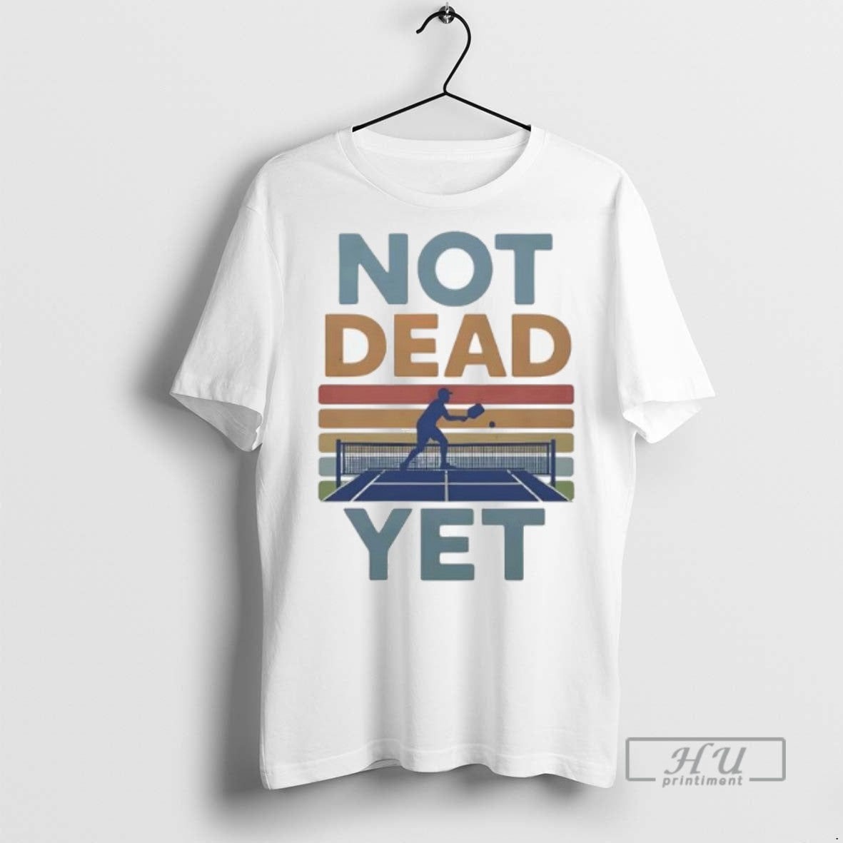 Officials Not Dead Yet Pickleball Vintage - Adult & Kids T-Shirts, Sweatshirts & Hoodies apparel design preview 1