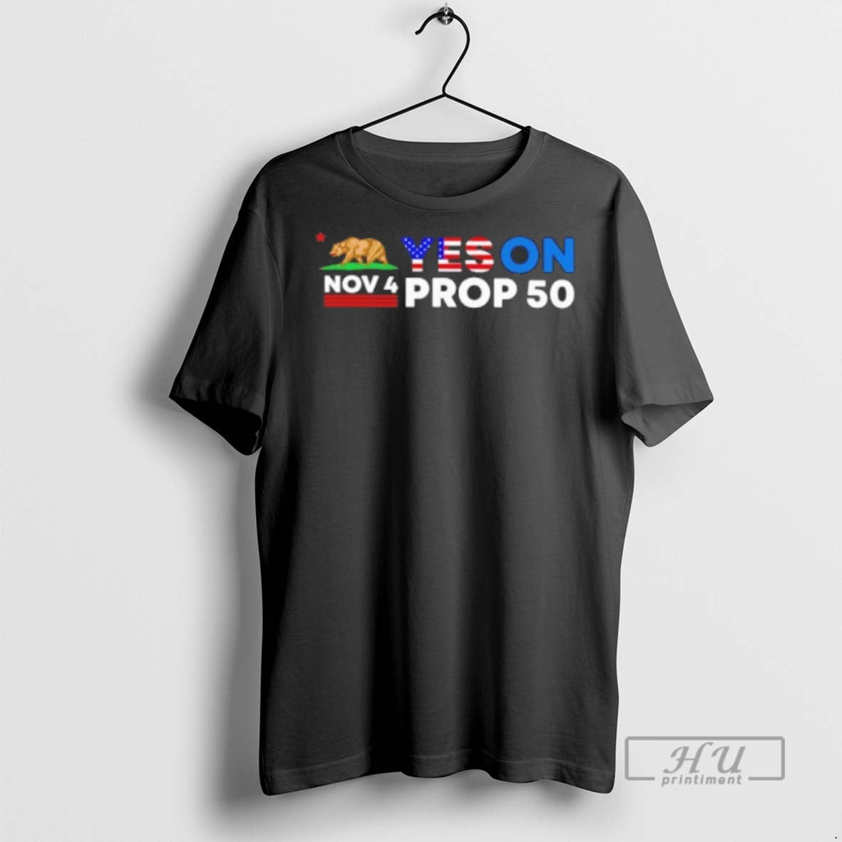 Officials Nov 4 Yes On Prop 50 - Adult & Kids T-Shirts, Sweatshirts & Hoodies apparel design preview 1
