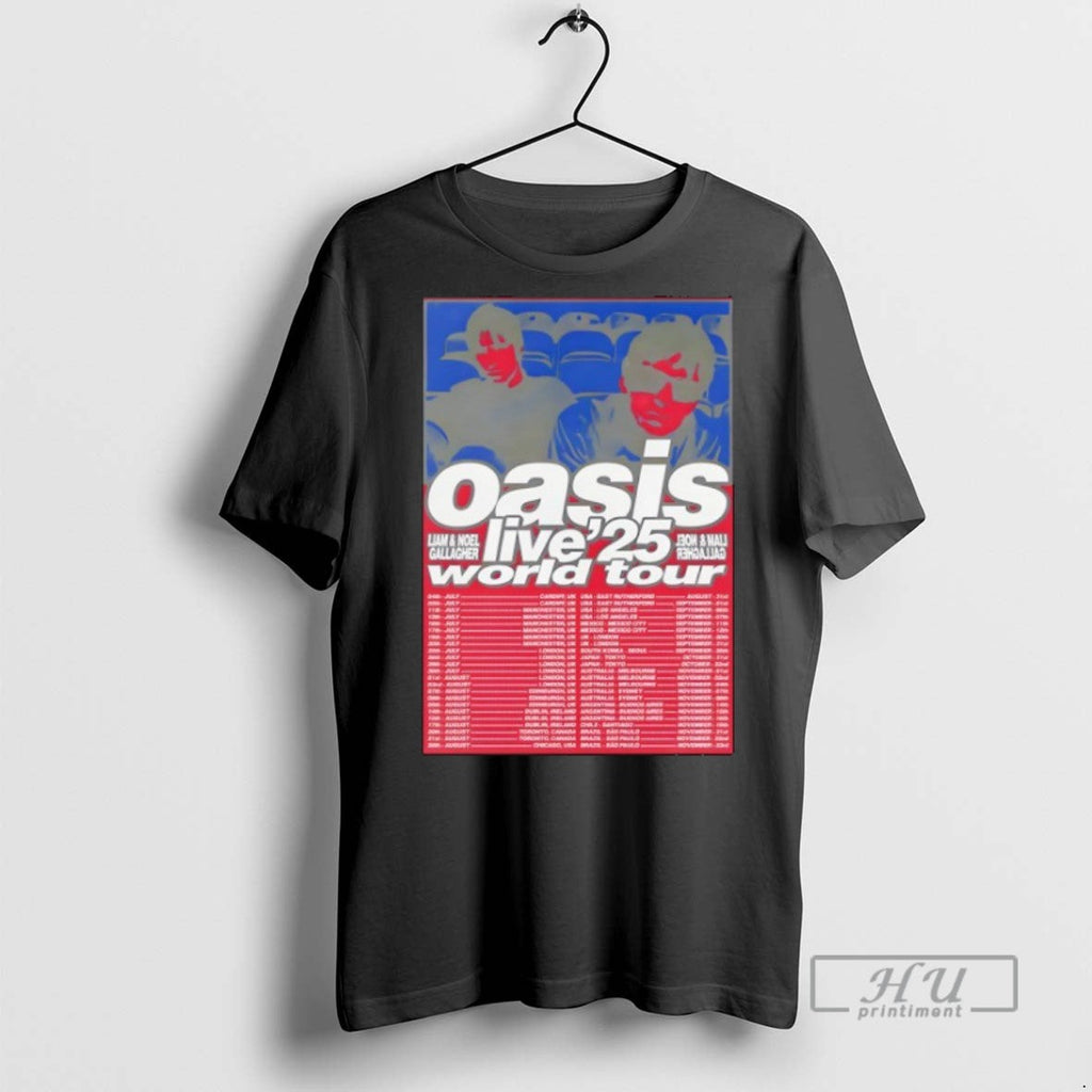 Officials Oasis Live 25 World Tour - Adult & Kids T-Shirts, Sweatshirts & Hoodies apparel design preview 1