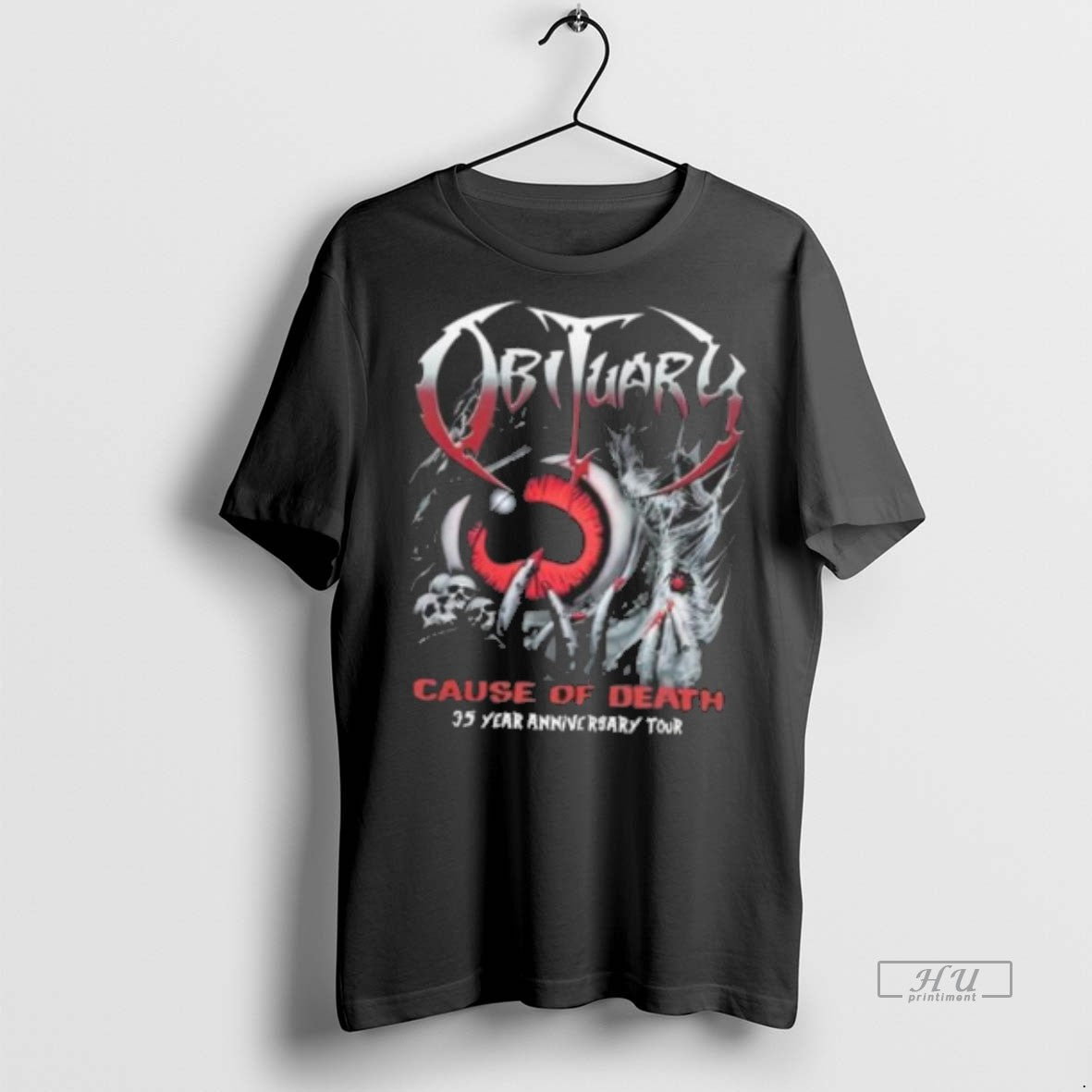 Officials Obituary Cause Of Death 35 Year Anniversary - Adult & Kids T-Shirts, Sweatshirts & Hoodies apparel design preview 1