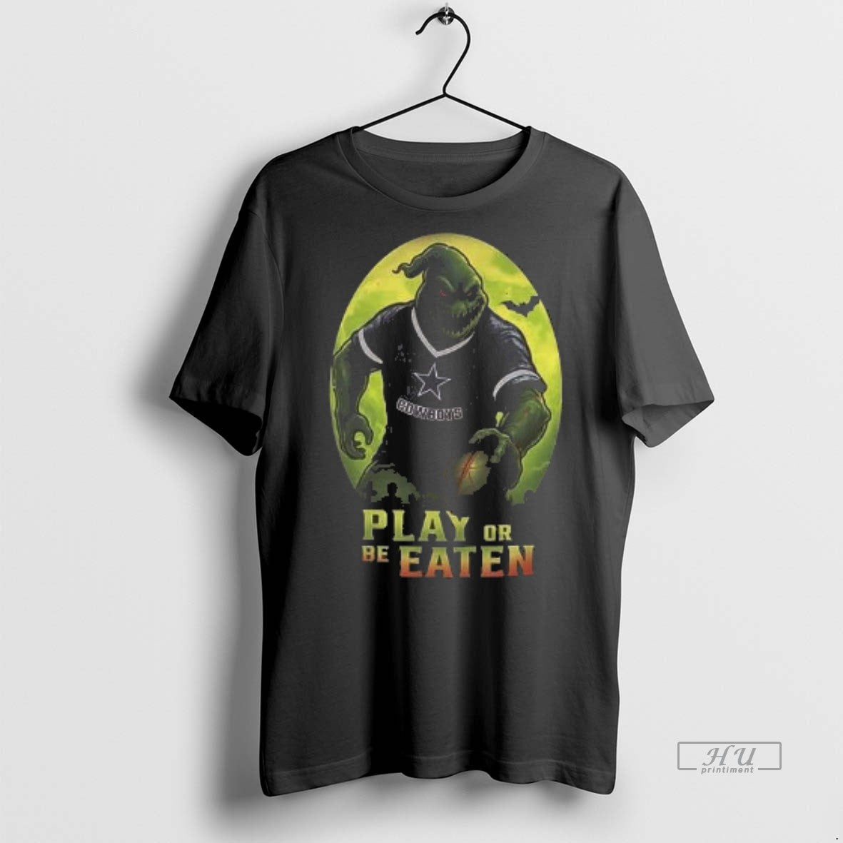 Officials Oogie Dallas Cowboys Play Or Be Eaten - Adult & Kids T-Shirts, Sweatshirts & Hoodies apparel design preview 1