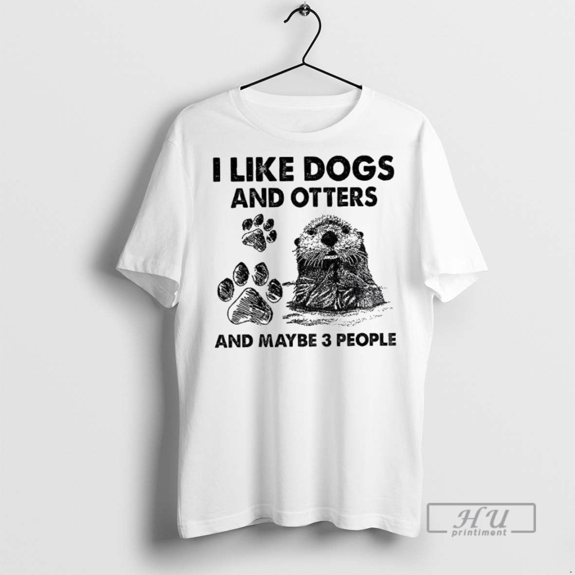 Officials Otter I Like Dogs And Otters Maybe 3 People - Adult & Kids T-Shirts, Sweatshirts & Hoodies apparel design preview 1
