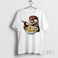Officials Otter Eat Ramen Funny Meme - Adult & Kids T-Shirts, Sweatshirts & Hoodies apparel design preview 1