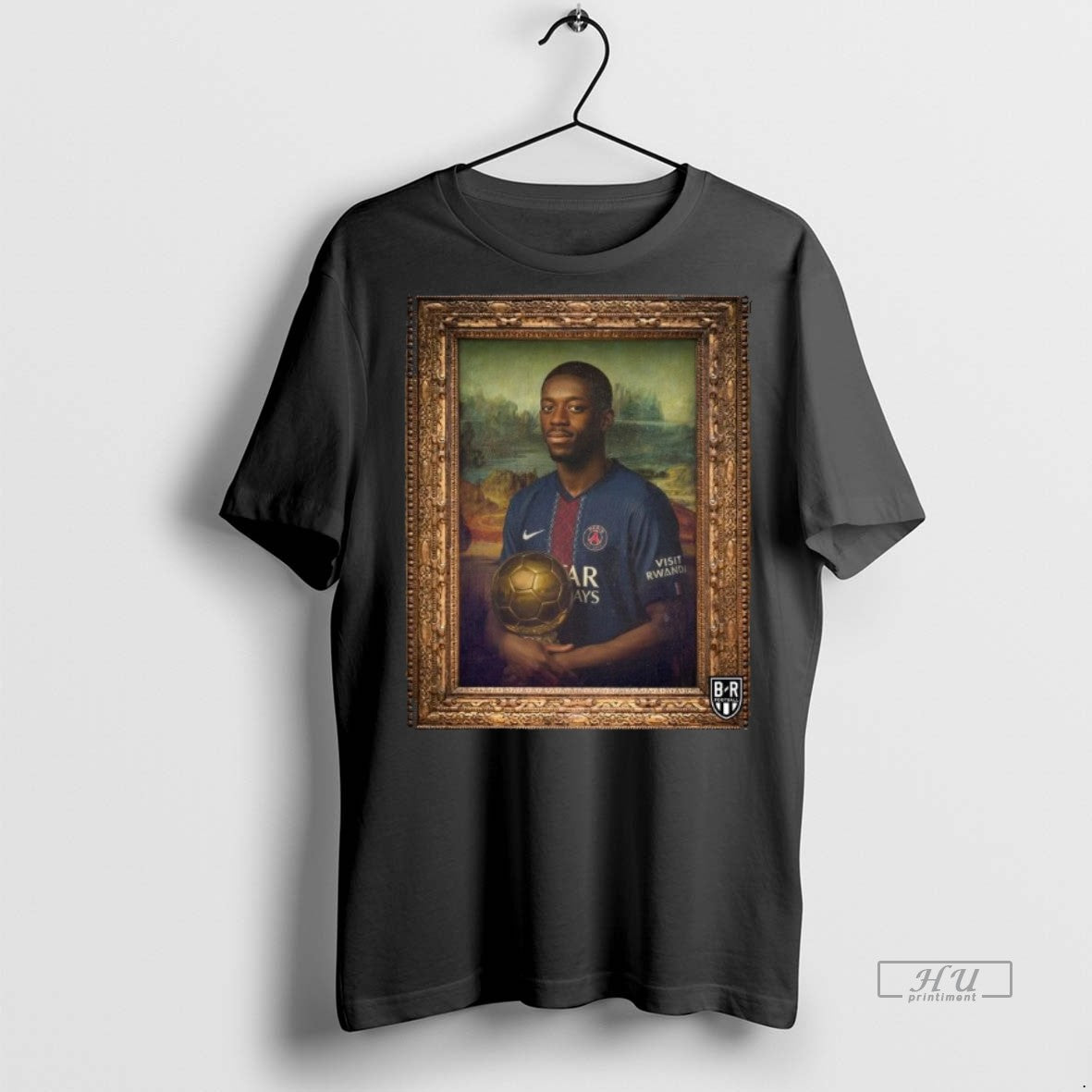 Officials Ousmane Dembele Wins The Ballon Dor Mona - Adult & Kids T-Shirts, Sweatshirts & Hoodies apparel design preview 1