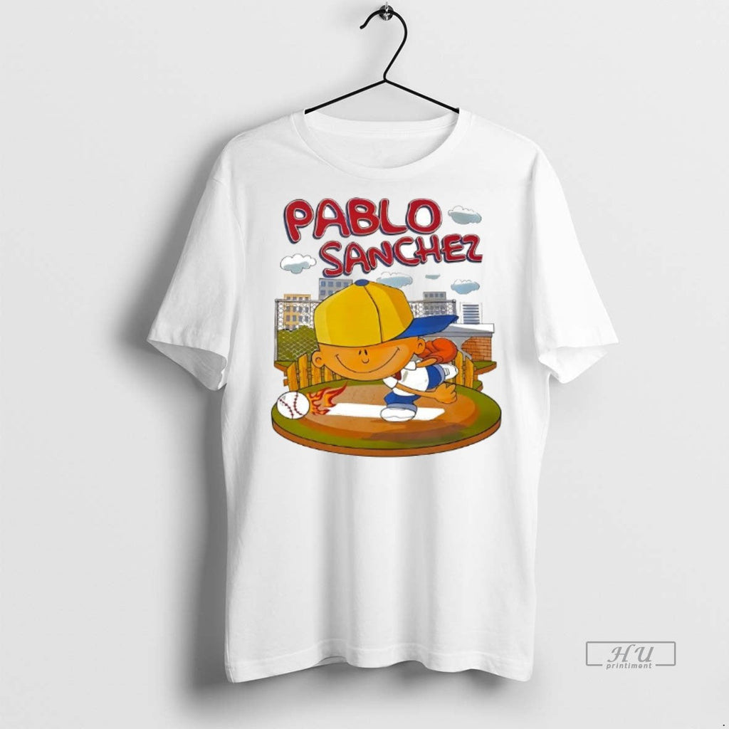 Officials Pablo Sanchez 2025 Baseball Cartoon Sweater - Adult & Kids T-Shirts, Sweatshirts & Hoodies apparel design preview 1
