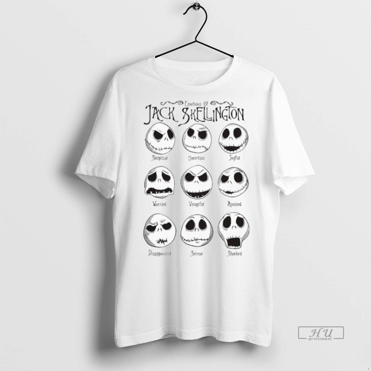 Officials Painajainen Ennen Joulua Emotions Of Jack - Adult & Kids T-Shirts, Sweatshirts & Hoodies apparel design preview 1