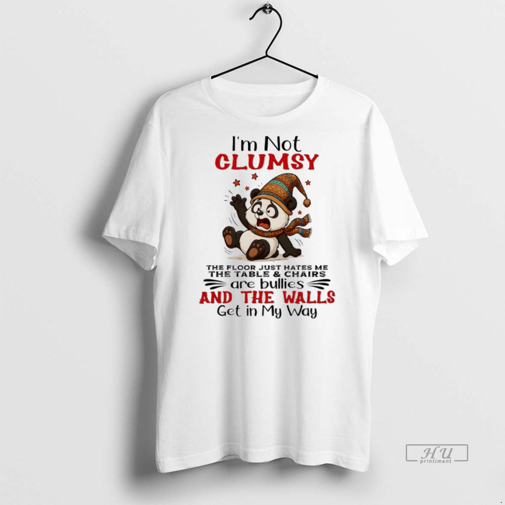 Officials Panda Im Not Clumsy The Floor Just Hates Me - Adult & Kids T-Shirts, Sweatshirts & Hoodies apparel design preview 1