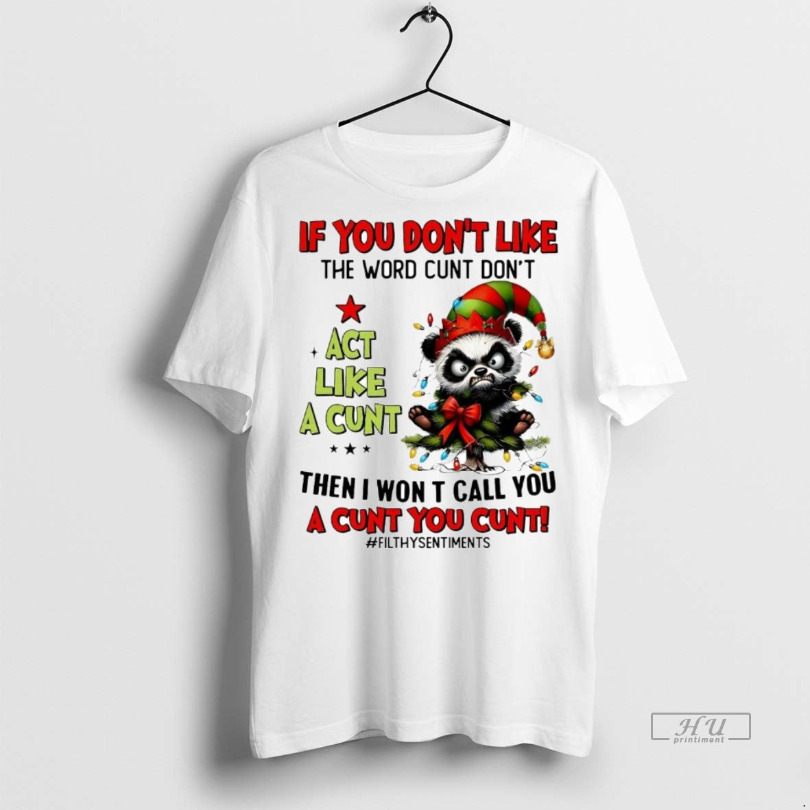 Officials Panda If You Dont Like The Word Cunt Act A - Adult & Kids T-Shirts, Sweatshirts & Hoodies apparel design preview 1