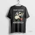 Officials Panda Popcorn Im Not Napping Meditating - Adult & Kids T-Shirts, Sweatshirts & Hoodies apparel design preview 1