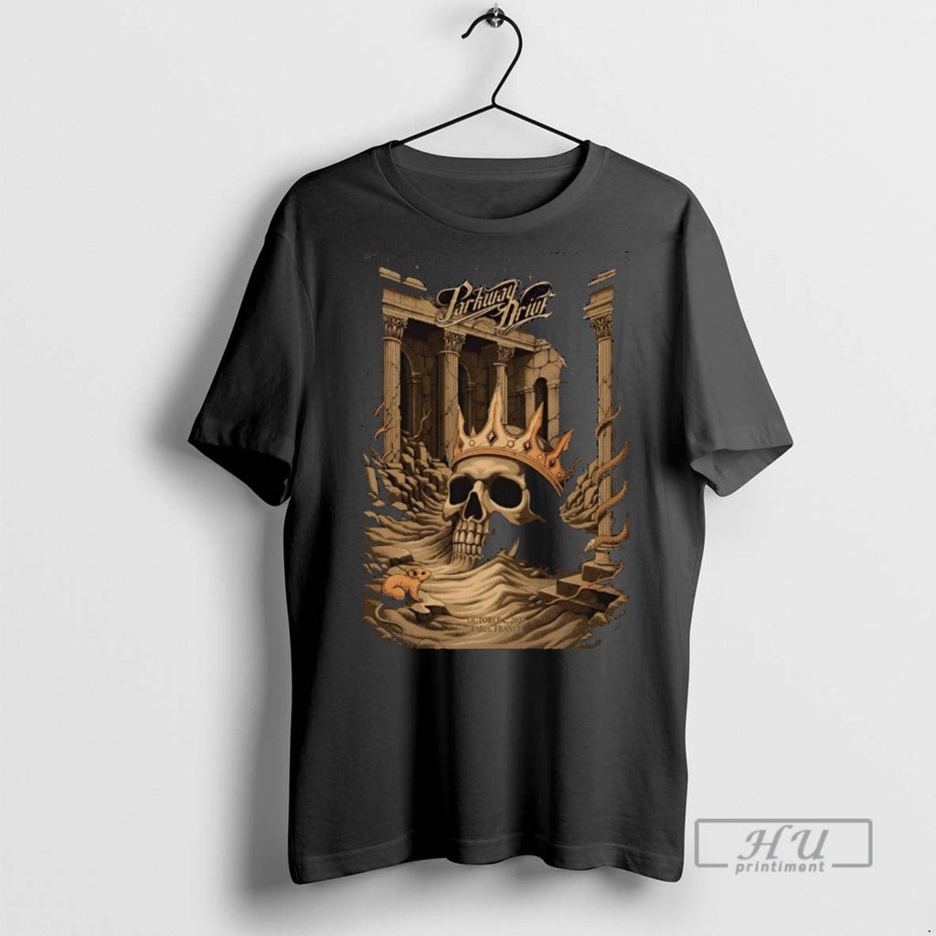 Officials Parkway Drive At Le Zenith On Oct 2 2025 - Adult & Kids T-Shirts, Sweatshirts & Hoodies apparel design preview 1