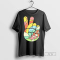 Officials Peaceful Doodle A Hand Making The Peace - Adult & Kids T-Shirts, Sweatshirts & Hoodies apparel design preview 1