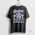 Officials Peanuts Comic X Milwaukee Brewers Forever - Adult & Kids T-Shirts, Sweatshirts & Hoodies apparel design preview 1