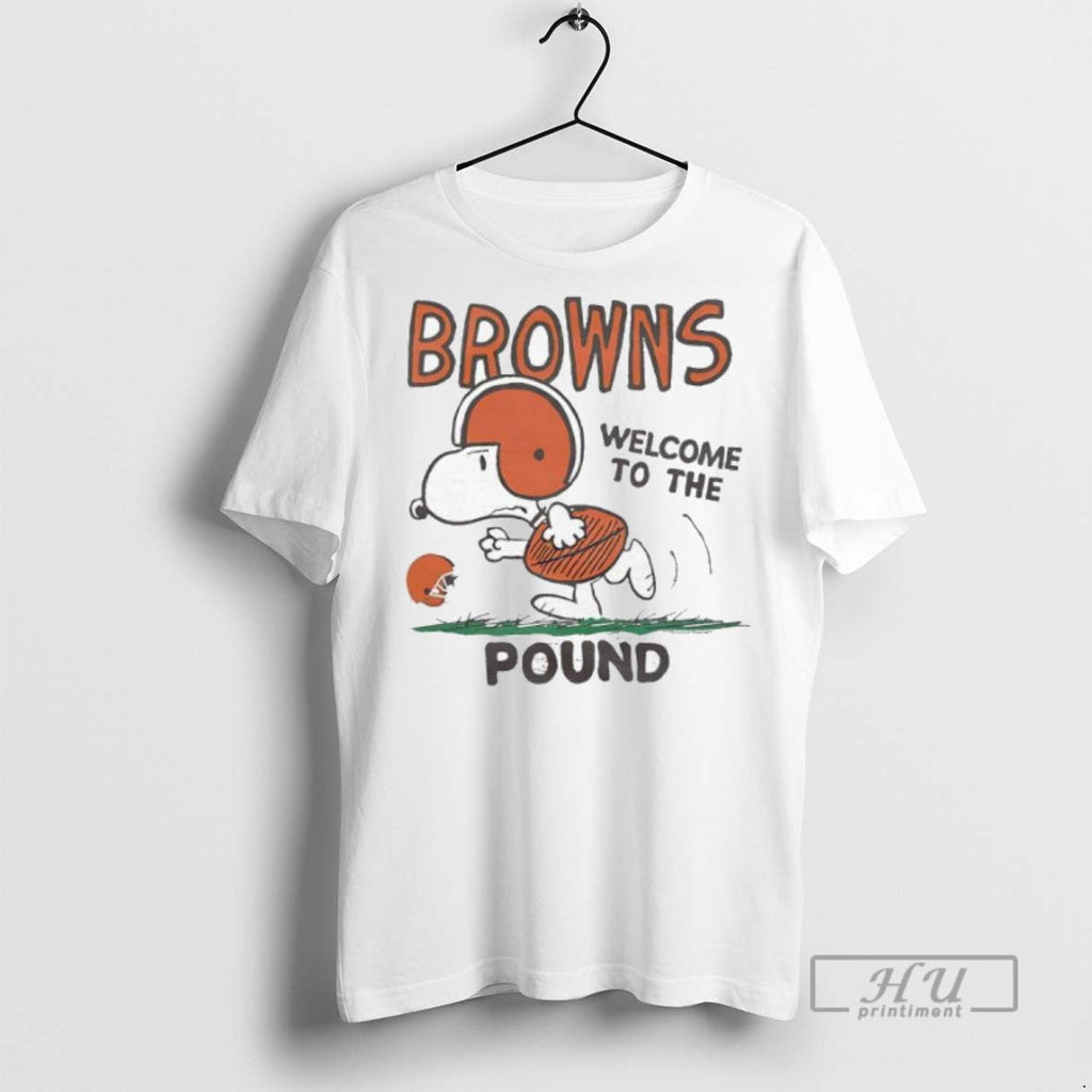 Officials Peanuts X Cleveland Browns Welcome To The - Adult & Kids T-Shirts, Sweatshirts & Hoodies apparel design preview 1