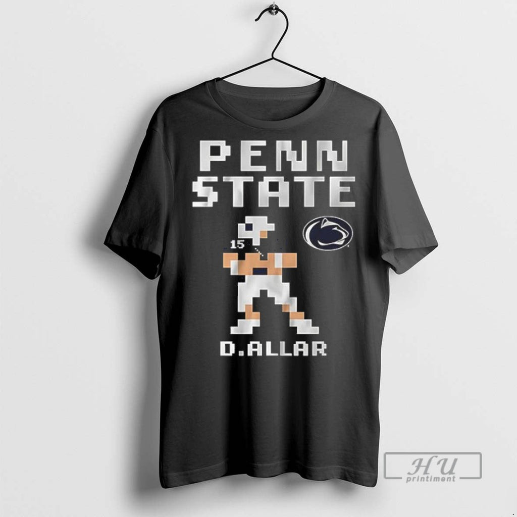 Officials Penn State Football Drew Allar Retro Baller - Adult & Kids T-Shirts, Sweatshirts & Hoodies apparel design preview 1