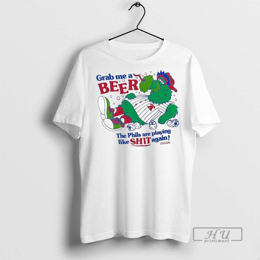 Officials Phanatic Philadelphia Phillies Mascot Grab - Adult & Kids T-Shirts, Sweatshirts & Hoodies apparel design preview 1