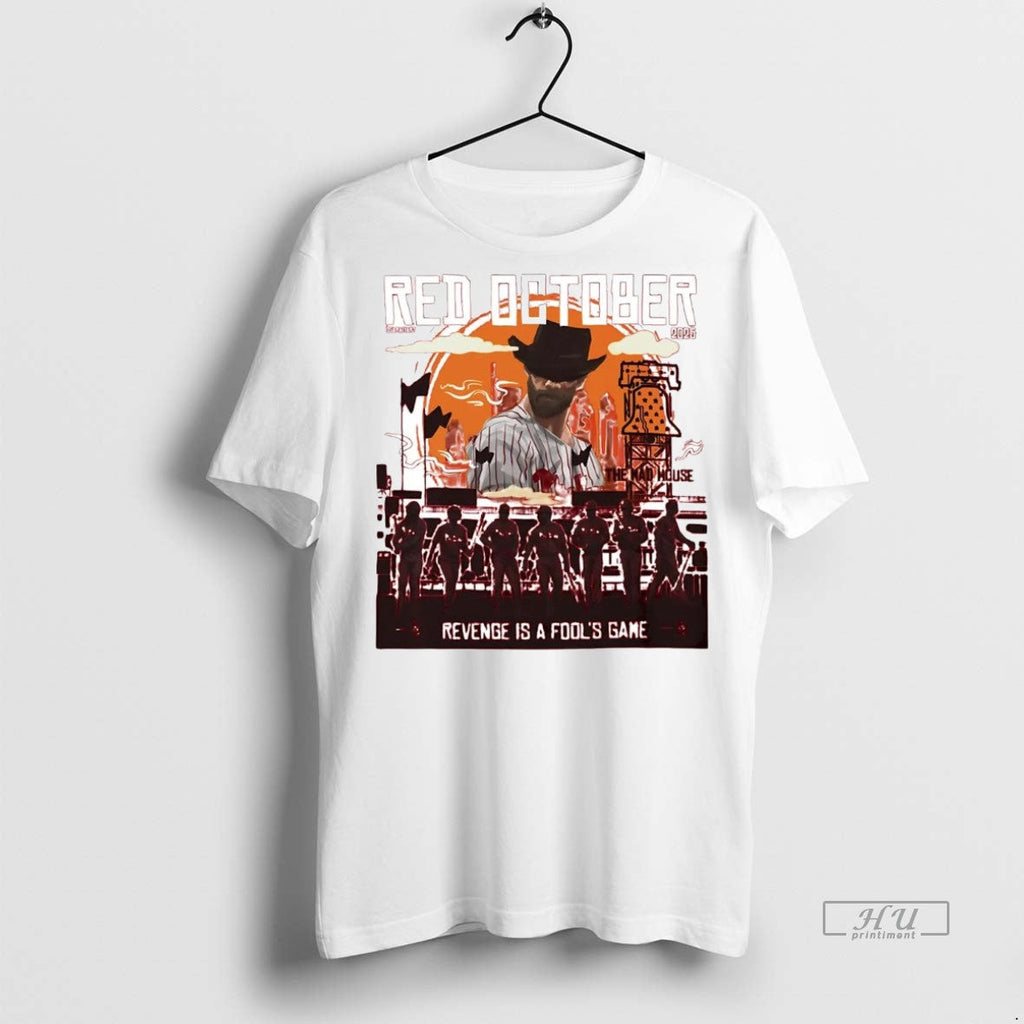 Officials Philadelphia Phillies 2025 Red October - Adult & Kids T-Shirts, Sweatshirts & Hoodies apparel design preview 1