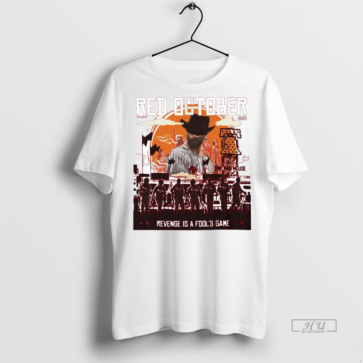 Officials Philadelphia Phillies 2025 Red October - Adult & Kids T-Shirts, Sweatshirts & Hoodies apparel design preview 1