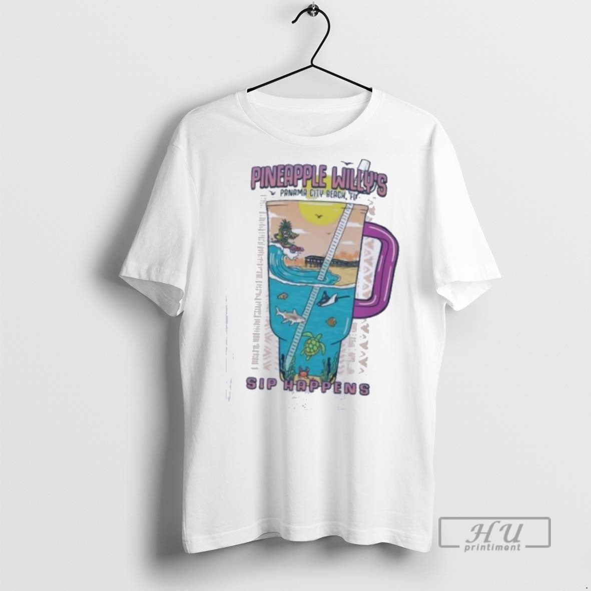 Officials Pineapple Willy Melon Daiquiri Cup Sip - Adult & Kids T-Shirts, Sweatshirts & Hoodies apparel design preview 1