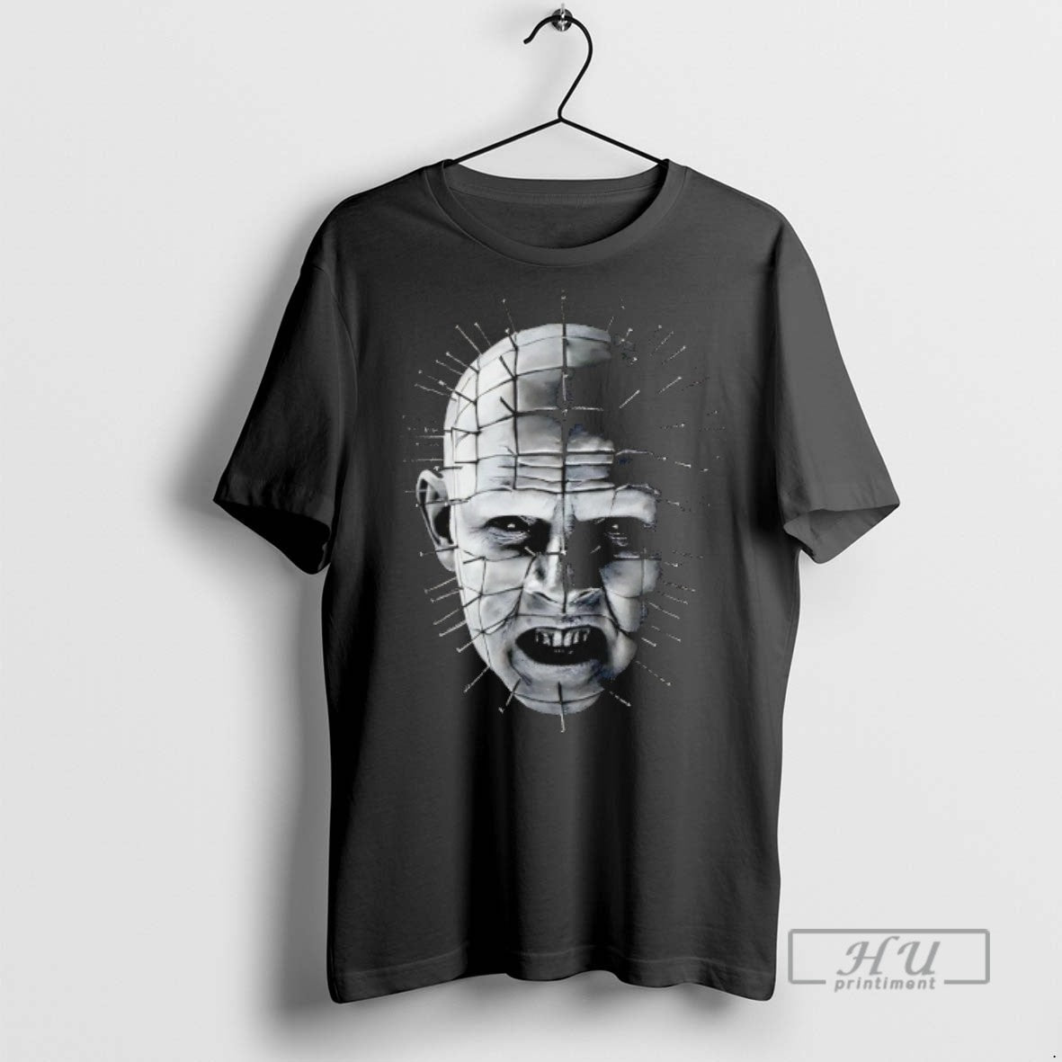 Officials Pinhead Horror Character Big Face Halloween - Adult & Kids T-Shirts, Sweatshirts & Hoodies apparel design preview 1