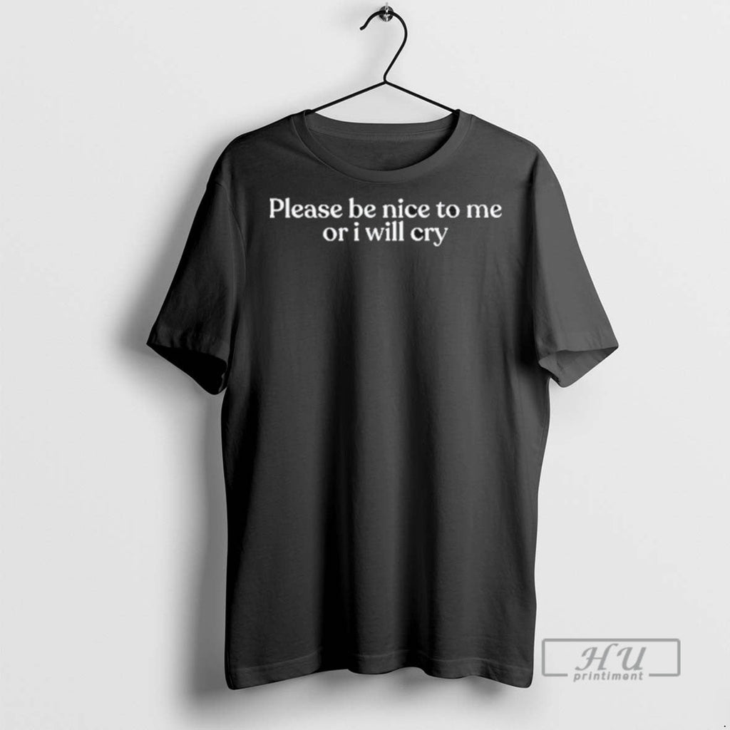 Officials Please Be Nice To Me Or I Will Cry - Adult & Kids T-Shirts, Sweatshirts & Hoodies apparel design preview 1