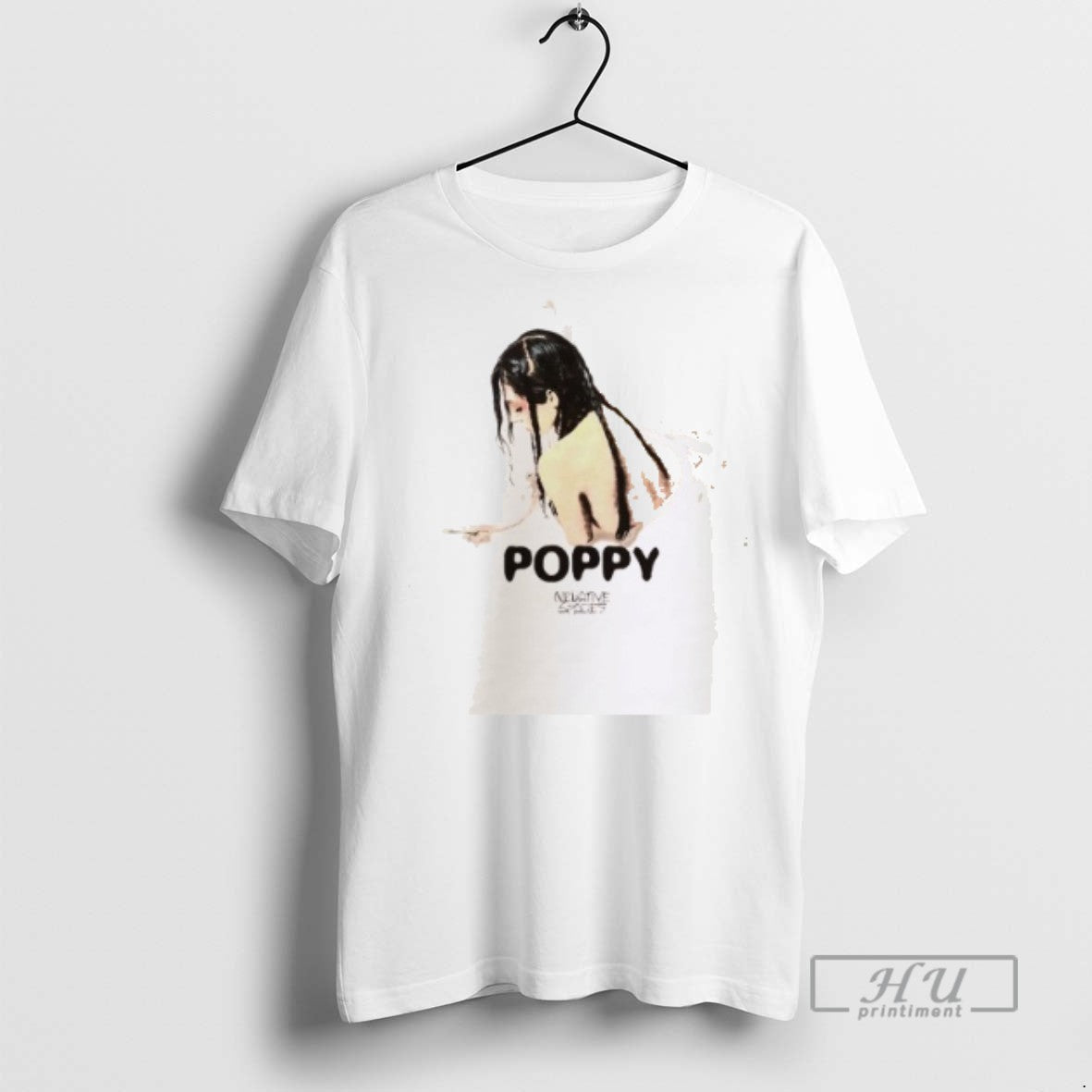 Officials Poppy Negative Spaces Album Cover - Adult & Kids T-Shirts, Sweatshirts & Hoodies apparel design preview 1