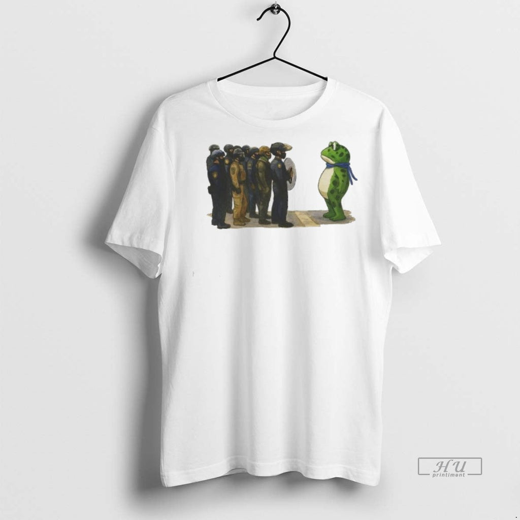 Officials Portland Freedom Frog Anti Ice Activist - Adult & Kids T-Shirts, Sweatshirts & Hoodies apparel design preview 1
